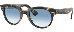Sunglasses - Ray-Ban® - Ray-Ban® RB2199 ORION - 13323F YELLOW HAVANA // BLUE GRADIENT CLEAR