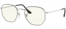 Lunettes de soleil - Ray-Ban® - Ray-Ban® RB3548 - 003/BL SILVER // PHOTOCROMIC GREY BLUE LIGHT FILTER