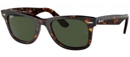 Sunglasses - Ray-Ban® - Ray-Ban® RB2140 ORIGINAL WAYFARER - 135931 HAVANA // GREEN