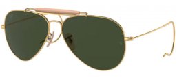 Sunglasses - Ray-Ban® - Ray-Ban® RB3030 OUTDOORSMAN - W3402 ARISTA // G-15 GREEN