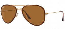 Ray-Ban® RB3513M AVIATOR FLAT METAL