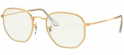 Lunettes de soleil - Ray-Ban® - Ray-Ban® RB3548 - 9196BF LEGEND GOLD // CLEAR BLUE LIGHT FILTER