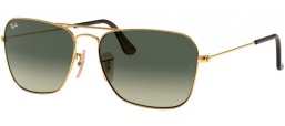 Sunglasses - Ray-Ban® - Ray-Ban® RB3136 CARAVAN - 181/71 GOLD // LIGHT GREY GRADIENT DARK GREY