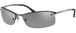 Sunglasses - Ray-Ban® - Ray-Ban® RB3183 - 004/82 GUNMETAL  // GREY MIRROR SILVER GRADIENT POLARIZED