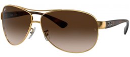 Lunettes de soleil - Ray-Ban® - Ray-Ban® RB3386 - 001/13 ARISTA // BROWN GRADIENT