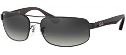 Sunglasses - Ray-Ban® - Ray-Ban® RB3445 - 006/11 MATTE BLACK // GREY GRADIENT
