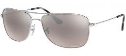 Gafas de Sol - Ray-Ban® - Ray-Ban® RB3543 - 003/5J SHINY SILVER // GREY MIRROR SILVER POLARIZED