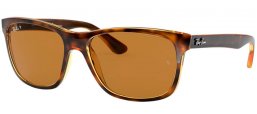 Sunglasses - Ray-Ban® - Ray-Ban® RB4181 - 710/83 LIGHT HAVANA // BROWN POLARIZED