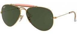 Lunettes de soleil - Ray-Ban® - Ray-Ban® RB3029 OUTDOORSMAN II - L2112 ARISTA // CRYSTAL GREEN