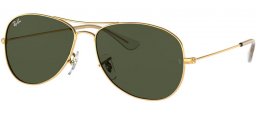 Lunettes de soleil - Ray-Ban® - Ray-Ban® RB3362 COCKPIT - 001 ARISTA // CRYSTAL GREEN