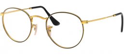 Lunettes de vue - Ray-Ban® - RX3447V - 2991 GOLD ON TOP BLACK