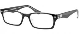 Monturas - Ray-Ban® - RX5206 - 2034 TOP BLACK ON TRANSPARENT