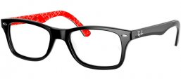Monturas - Ray-Ban® - RX5228 - 2479 TOP BLACK ON WHITE RED