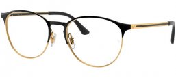 Frames - Ray-Ban® - RX6375 - 2890 GOLD TOP IN BLACK