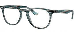 Lunettes de vue - Ray-Ban® - RX7159 - 5750 BLUE GREY STRIPPED