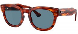 Gafas de Sol - Ray-Ban - RB0298S MEGA HAWKEYE - 954/62 STRIPED HAVANA // BLUE