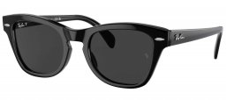 Gafas de Sol - Ray-Ban - RB0707S - 901/48 BLACK // BLACK POLARIZED