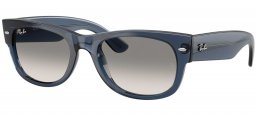 Gafas de Sol - Ray-Ban - RB0832S MEGA WAYFARER II - 684532  TRANSPARENT DARK BLUE // GREY GRADIENT