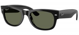 Gafas de Sol - Ray-Ban - RB0832S MEGA WAYFARER II - 901/58 BLACK // GREEN POLARIZED