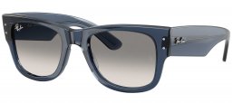 Gafas de Sol - Ray-Ban - RB0840S MEGA WAYFARER - 684532  TRANSPARENT DARK BLUE // GREY GRADIENT