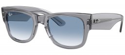 Gafas de Sol - Ray-Ban - RB0840S MEGA WAYFARER - 68463F  TRANSPARENT GREY // BLUE GRADIENT