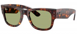 Gafas de Sol - Ray-Ban - RB0840S MEGA WAYFARER - 902/4E  HAVANA // BOTTLE GREEN
