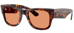 Gafas de Sol - Ray-Ban - RB0840S MEGA WAYFARER - 902/53 HAVANA // BROWN