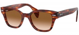 Gafas de Sol - Ray-Ban - RB0880S - 954/51 STRIPED HAVANA // BROWN GRADIENT