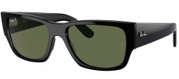 Gafas de Sol - Ray-Ban - RB0947S CARLOS - 901/58 BLACK // GREEN POLARIZED
