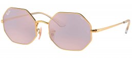 Gafas de Sol - Ray-Ban - RB1972 OCTAGON - 001/B3 SHINY GOLD // PHOTOCROMIC DARK GREY MIRROR GOLD