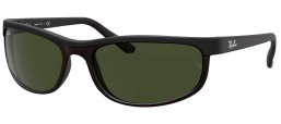 Gafas de Sol - Ray-Ban - RB2027 PREDATOR 2 - W1847 MATTE BLACK // CRYSTAL GREEN