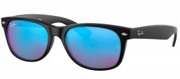 Gafas de Sol - Ray-Ban - RB2132 NEW WAYFARER - 622/17 RUBBER BLACK // GREY MIRROR BLUE