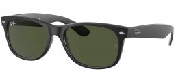 Gafas de Sol - Ray-Ban - RB2132 NEW WAYFARER - 622 RUBBER BLACK // CRYSTAL GREEN