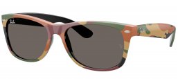 Gafas de Sol - Ray-Ban - RB2132 NEW WAYFARER - 6822B1  CAMOUFLAGE GREEN // DARK GREY