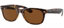 Gafas de Sol - Ray-Ban - RB2132 NEW WAYFARER - 902/57 HAVANA // CRYSTAL BROWN POLARIZED