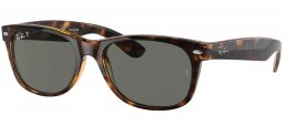 Gafas de Sol - Ray-Ban - RB2132 NEW WAYFARER - 902/58 TORTOISE // CRYSTAL GREEN POLARIZED