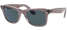 Gafas de Sol - Ray-Ban - RB2140 ORIGINAL WAYFARER - 1355R5  TRANSPARENT GREY // BLUE