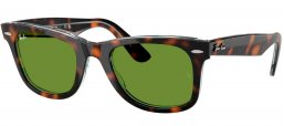Gafas de Sol - Ray-Ban - RB2140 ORIGINAL WAYFARER - 14134E  HAVANA ON MULTICOLOR // GREEN