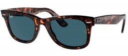 Gafas de Sol - Ray-Ban - RB2140 ORIGINAL WAYFARER - 902/R5 HAVANA // BLUE