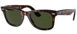 Gafas de Sol - Ray-Ban - RB2140 ORIGINAL WAYFARER - 902 TORTOISE // CRYSTAL GREEN
