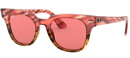 Gafas de Sol - Ray-Ban - RB2168 METEOR - 1253U0 PINK GRADIENT BEIGE STRIPPED // VIOLET GOLD MIRROR PHOTOCHROMIC