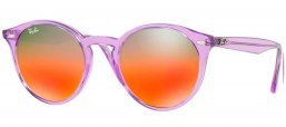 Gafas de Sol - Ray-Ban - RB2180 - 6280A8 SHINY VIOLET // BROWN MIRROR RED GRADIENT SILVER
