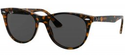Gafas de Sol - Ray-Ban - RB2185 WAYFARER II - 1292B1 HAVANA ON TRANSPARENT LIGHT BROWN // DARK GREY