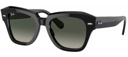Gafas de Sol - Ray-Ban - RB2186 STATE STREET - 901/71 BLACK // GREY GRADIENT