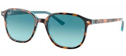 Gafas de Sol - Ray-Ban - RB2193 LEONARD - 13163M TOP HAVANA ON LIGHT BLUE // BLUE GRADIENT GREY