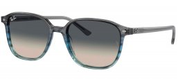 Gafas de Sol - Ray-Ban - RB2193 LEONARD - 138171  GREY AND BLUE STRIPED // GREY GRADIENT
