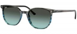Gafas de Sol - Ray-Ban - RB2197 ELLIOT - 1391GK  STRIPED GREY BLUE // BLACK GRADIENT BLUE