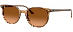 Gafas de Sol - Ray-Ban - RB2197 ELLIOT - 1439M2  STRIPED GREEN // BROWN GRADIENT POLARIZED