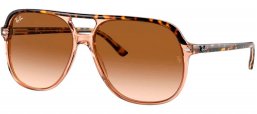 Gafas de Sol - Ray-Ban - RB2198 BILL - 129251 HAVANA ON TRANSPARENT BROWN // CLEAR GRADIENT BROWN