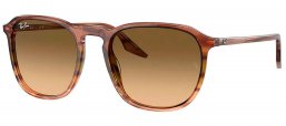 Gafas de Sol - Ray-Ban - RB2203 - 13920A STRIPED BROWN GRADIENT GREEN // BROWN VINTAGE GRADIENT BLACK